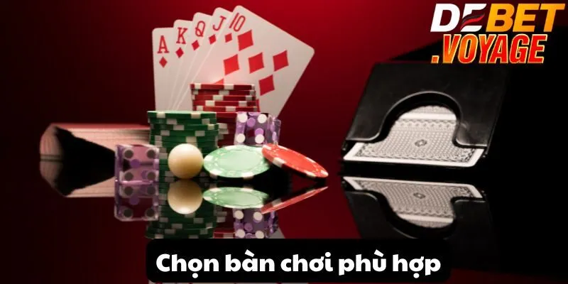 Khám phá Blackjack - Trải nghiệm cá cược đỉnh cao tại DEBET 3 Chọn bàn chơi phù hợp