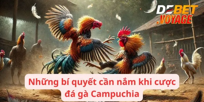 Đá Gà Campuchia - Trải Nghiệm Cuộc Chiến Đầy Kịch Tính 3 Những bí quyết cần nắm khi cược đá gà Campuchia
