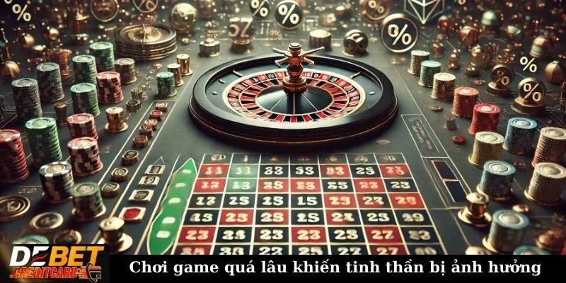 Những sai lầm phổ biến cần tránh khi chơi Roulette là gì? 3 Chơi game quá lâu khiến tinh thần bị ảnh hưởng